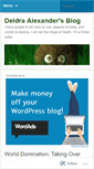 Mobile Screenshot of deidraalexander.com