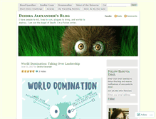 Tablet Screenshot of deidraalexander.com